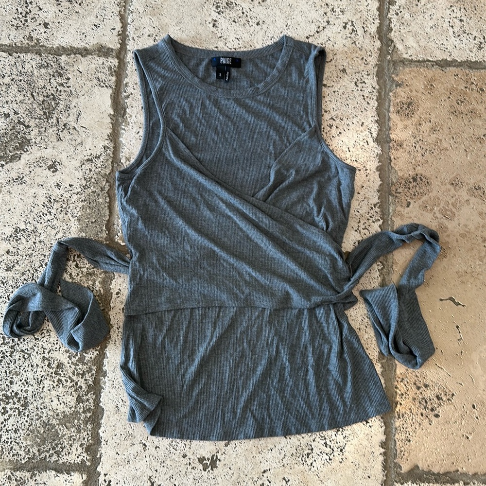 Paige top Grey color size S